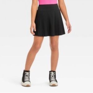 All in Motion Black Pleated Skirt